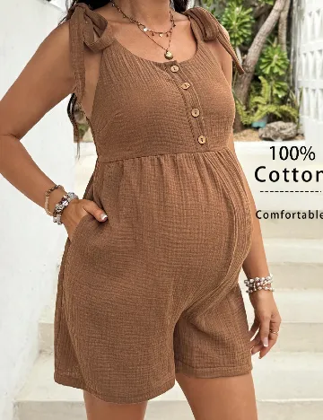 Salopeta SHEIN Maternity, maro