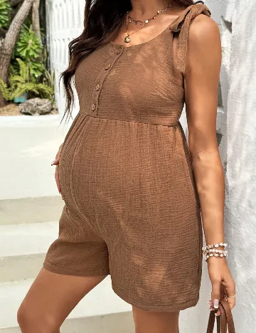 Salopeta SHEIN Maternity, maro