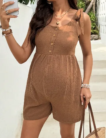 Salopeta SHEIN Maternity, maro