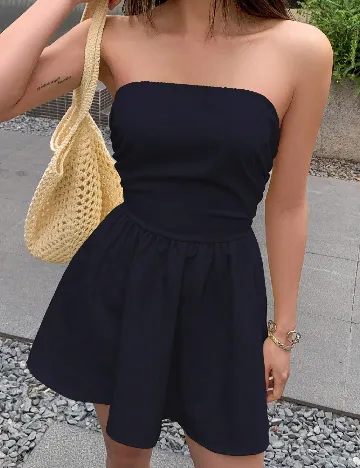 Rochie scurta SHEIN, bleumarin