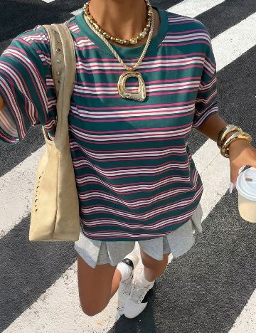 Tricou Oversize SHEIN, mix culori