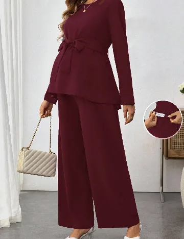 Compleu SHEIN Maternity, visiniu