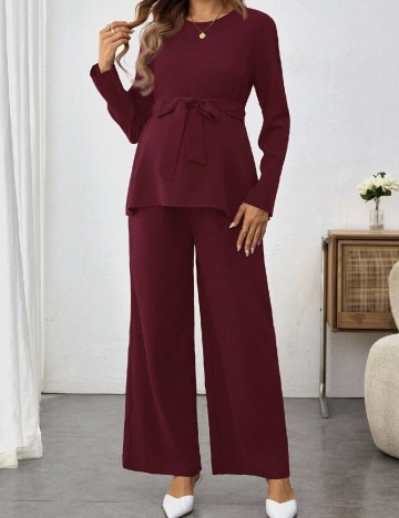 Compleu SHEIN Maternity, visiniu