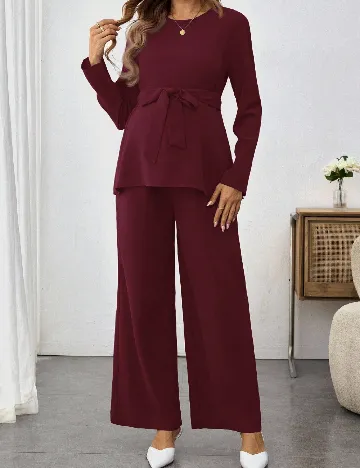Compleu SHEIN Maternity, visiniu