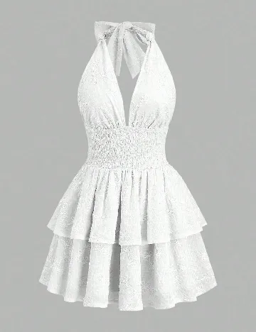 Rochie scurta SHEIN, alb