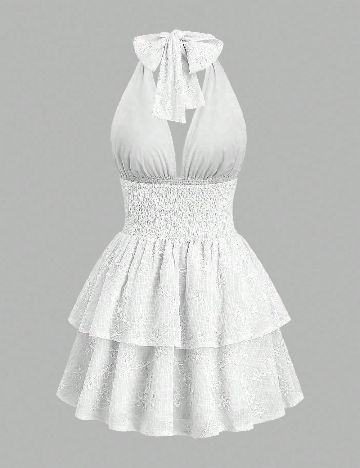 Rochie scurta SHEIN, alb