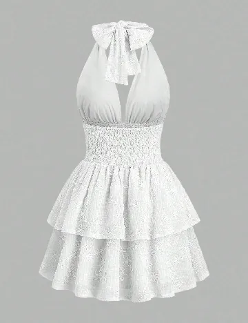 Rochie scurta SHEIN, alb
