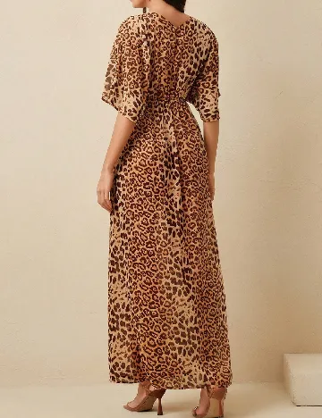 Rochie de plaja Anewsta, animal print