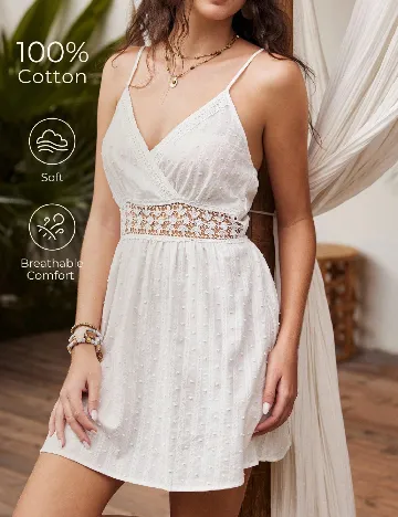 Rochie scurta SHEIN, alb