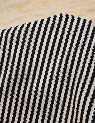 Bluza SHEIN Maternity, negru/crem