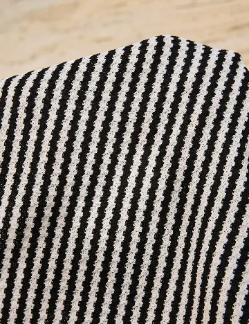 Bluza SHEIN Maternity, negru/crem