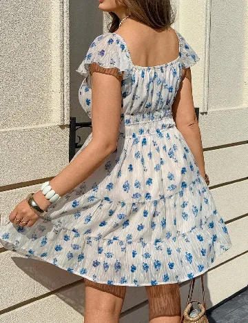 Rochie scurta SHEIN CURVE, floral print