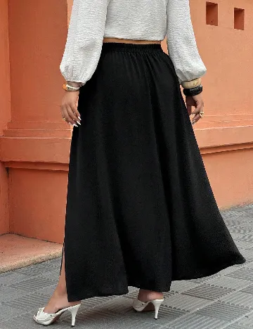 Fusta SHEIN CURVE, negru