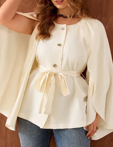 Bluza SHEIN CURVE, crem