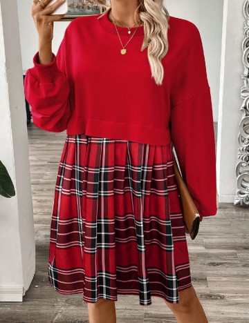 Rochie scurta SHEIN, rosu