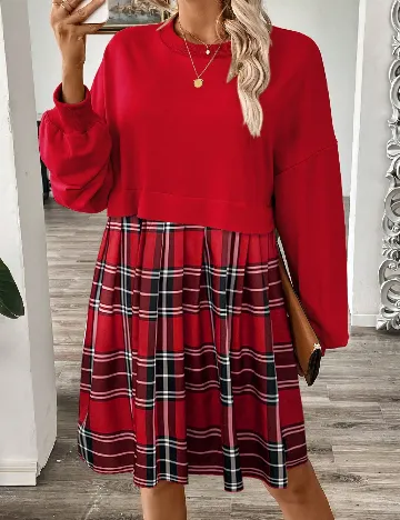 Rochie scurta SHEIN, rosu