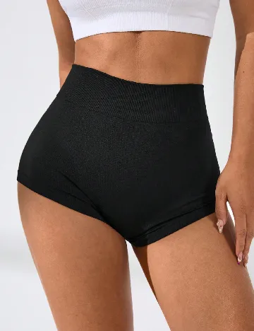 Pantaloni scurti SHEIN, negru
