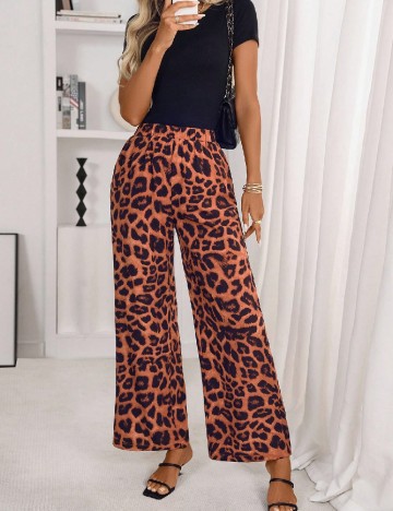 Pantaloni SHEIN, animal print