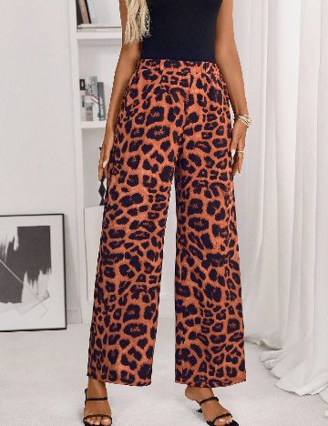 Pantaloni SHEIN, animal print