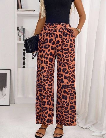 Pantaloni SHEIN, animal print