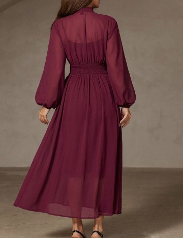 Rochie lunga Aveloria, pruna