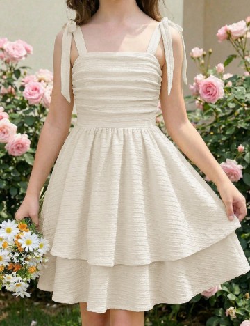 Rochie Shein Kids, ecru