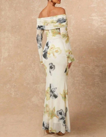 Rochie lunga SHEIN, floral print