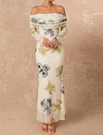 Rochie lunga SHEIN, floral print
