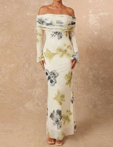 Rochie lunga SHEIN, floral print