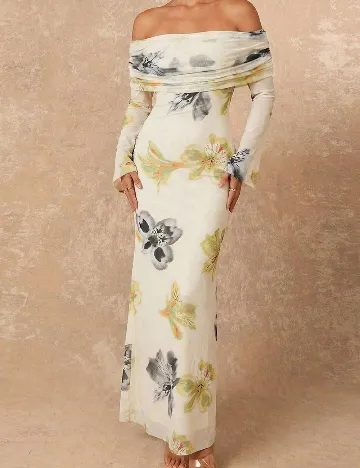 Rochie lunga SHEIN, floral print