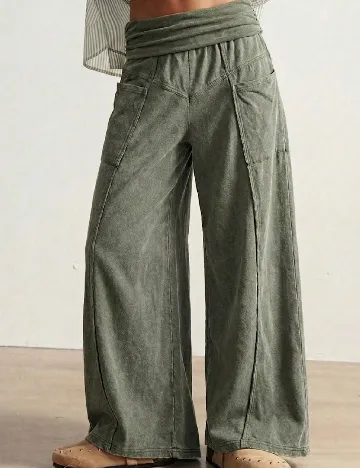 Pantaloni SHEIN, verde