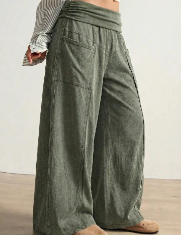 Pantaloni SHEIN, verde