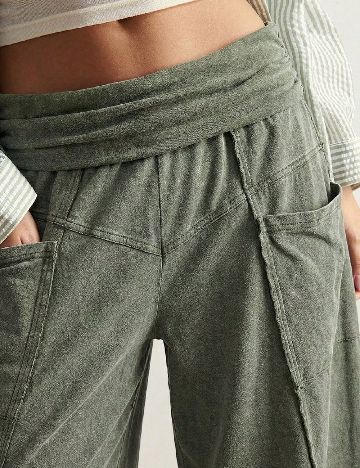 Pantaloni SHEIN, verde