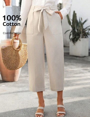 Pantaloni Emery Rose, bej