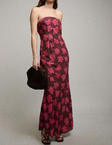 Rochie lunga SHEIN, roz/maro