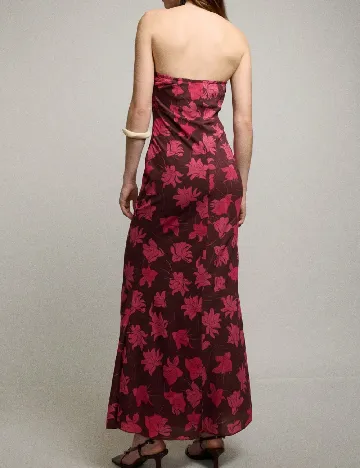Rochie lunga SHEIN, roz/maro