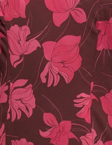Rochie lunga SHEIN, roz/maro