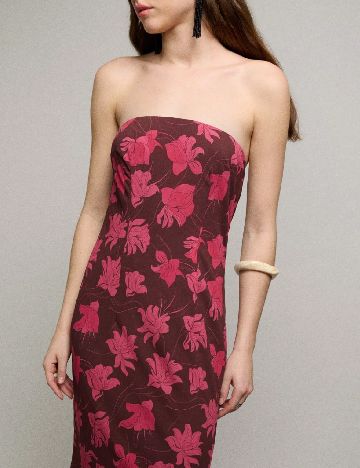 Rochie lunga SHEIN, roz/maro