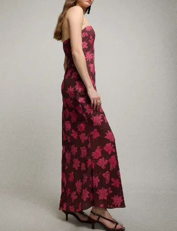 Rochie lunga SHEIN, roz/maro
