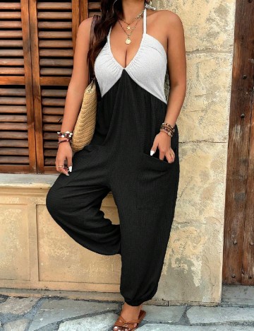 Salopeta SHEIN CURVE, negru