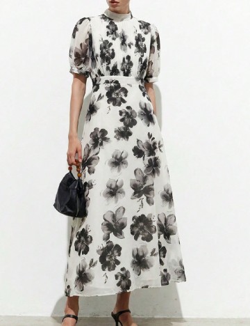 Rochie lunga SHEIN, floral print