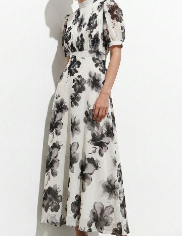 Rochie lunga SHEIN, floral print