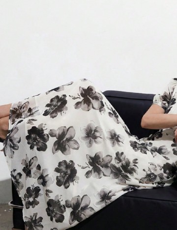 Rochie lunga SHEIN, floral print
