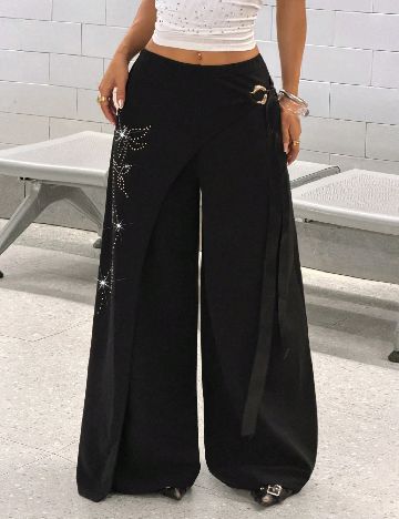 Pantaloni SHEIN, negru