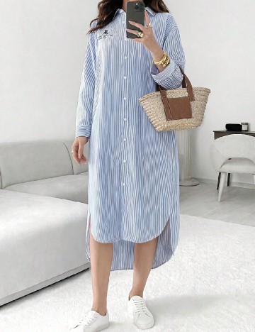 Rochie medie SHEIN, albastru
