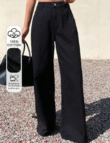 Pantaloni Dazy, negru