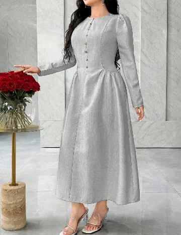 Rochie lunga SHEIN, gri