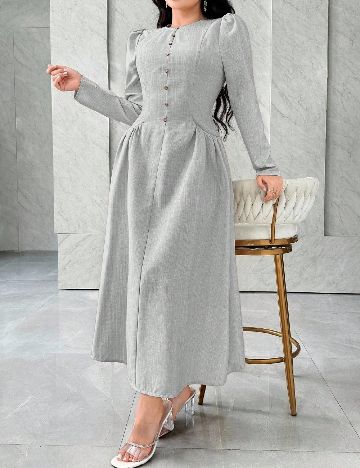 Rochie lunga SHEIN, gri