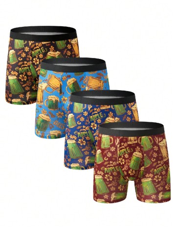 Set Boxeri 4 perechi SHEIN, mix culori