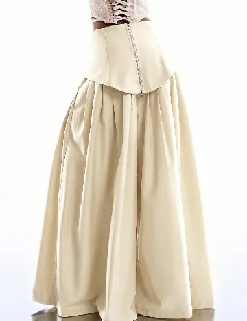 Pantaloni SHEIN, ecru